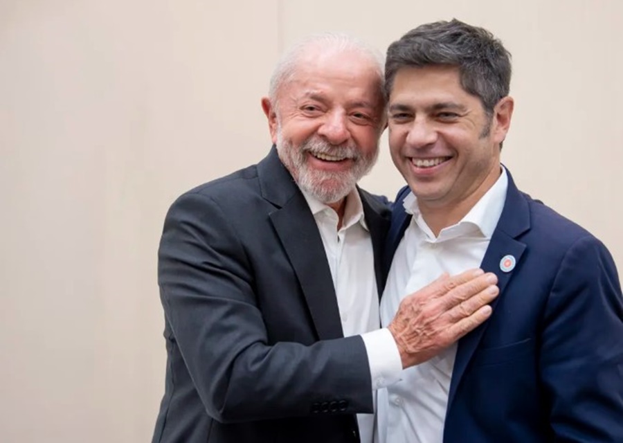 Kicillof se mostró con
