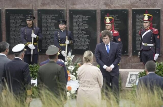 Milei encabezó el acto