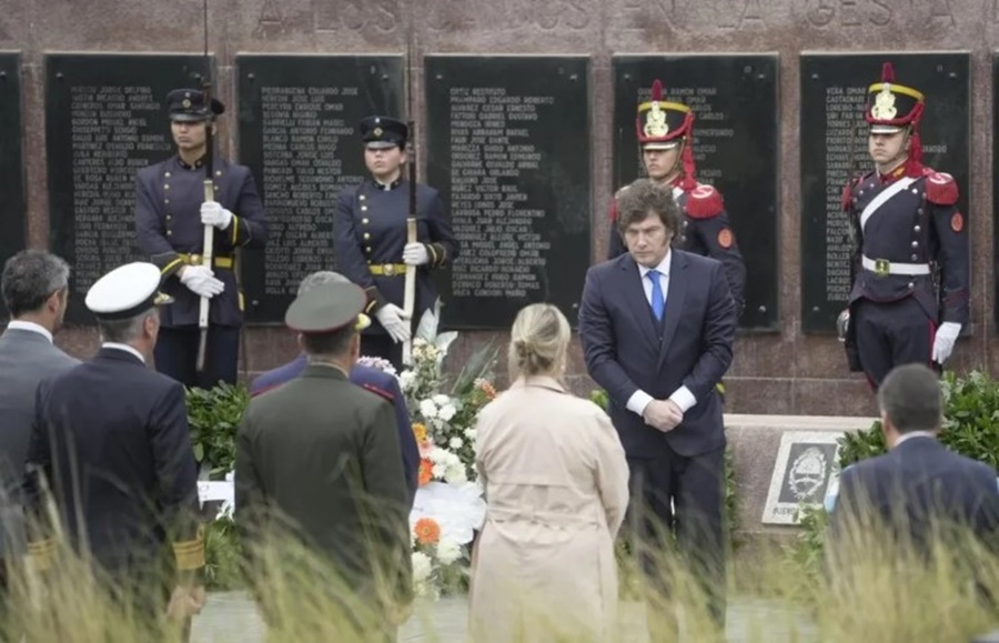 Milei encabezó el acto