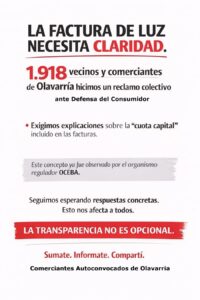 Olavarría se planta