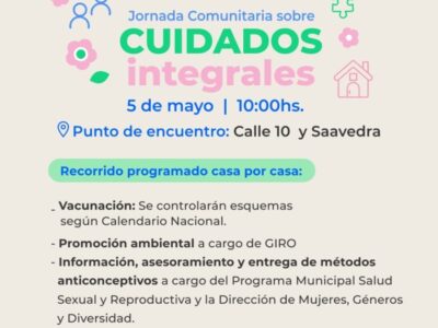 Realizarán una jornada comunitaria