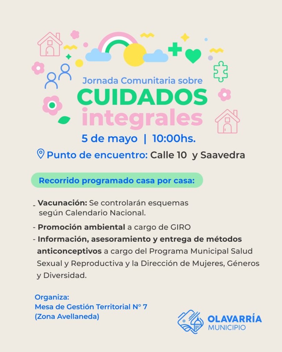 Realizarán una jornada comunitaria