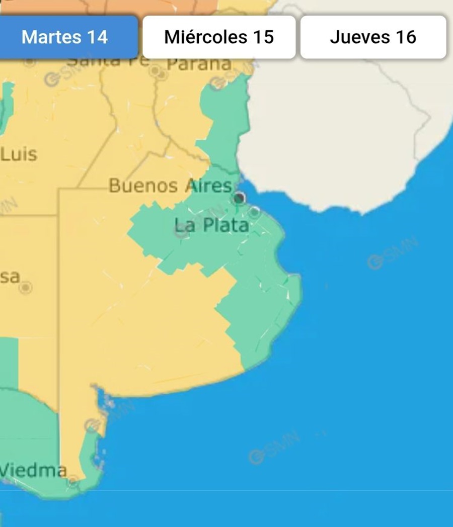 Se esperan tormentas fuertes