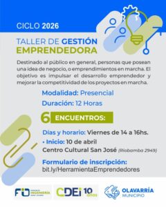 Taller de gestión emprendedora