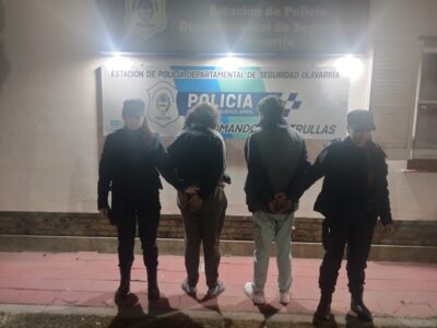 Aprehensión de dos ciudadanos