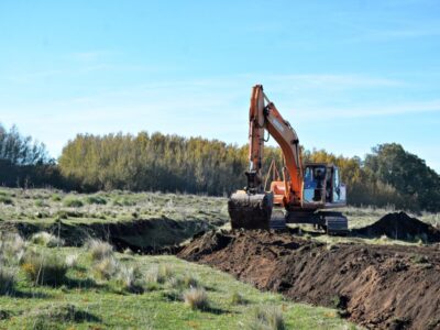 Avanzan las obras hidraúlicas