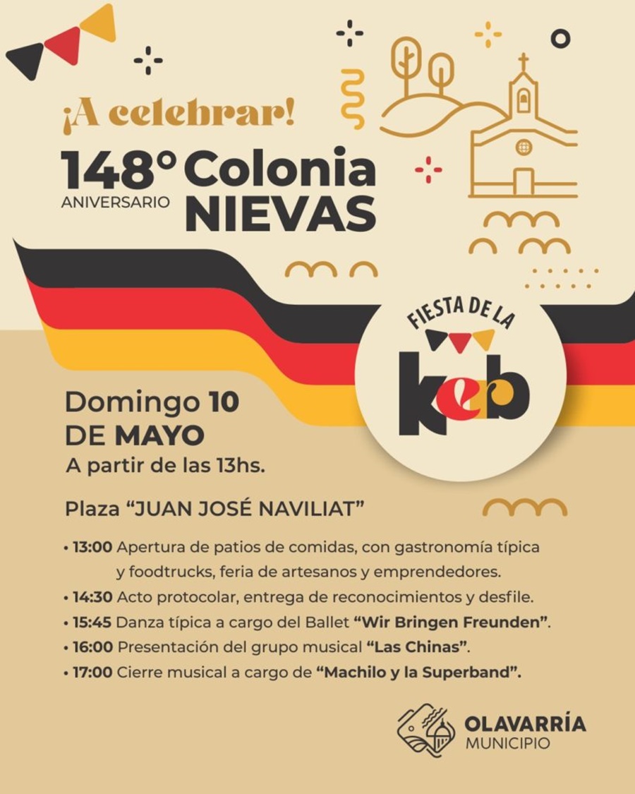 Este domingo Colonia Nievas