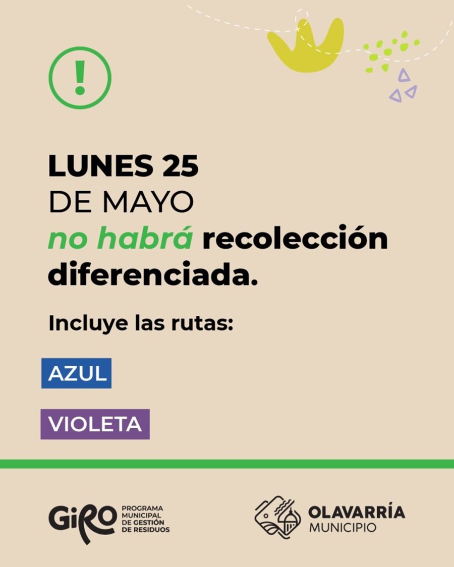 Este lunes no habrá