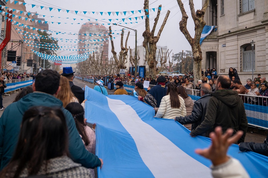 Olavarría compartió una celebración