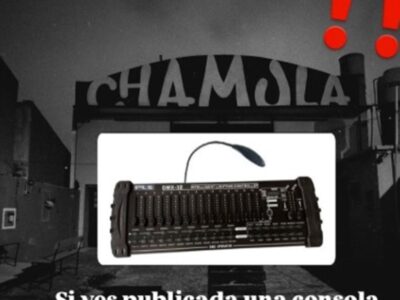 Robaron equipos de sonido