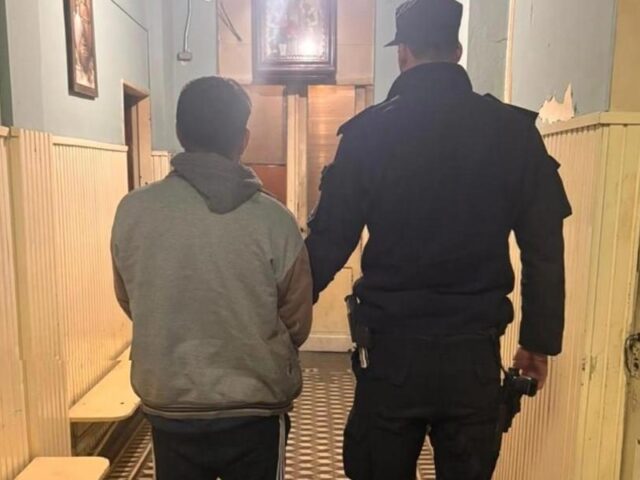 Detuvieron a un hombre