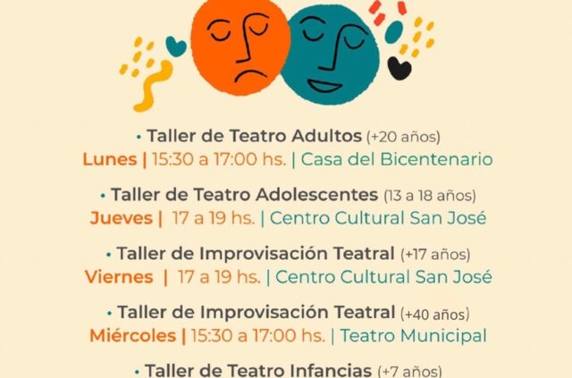 Nuevos talleres de la