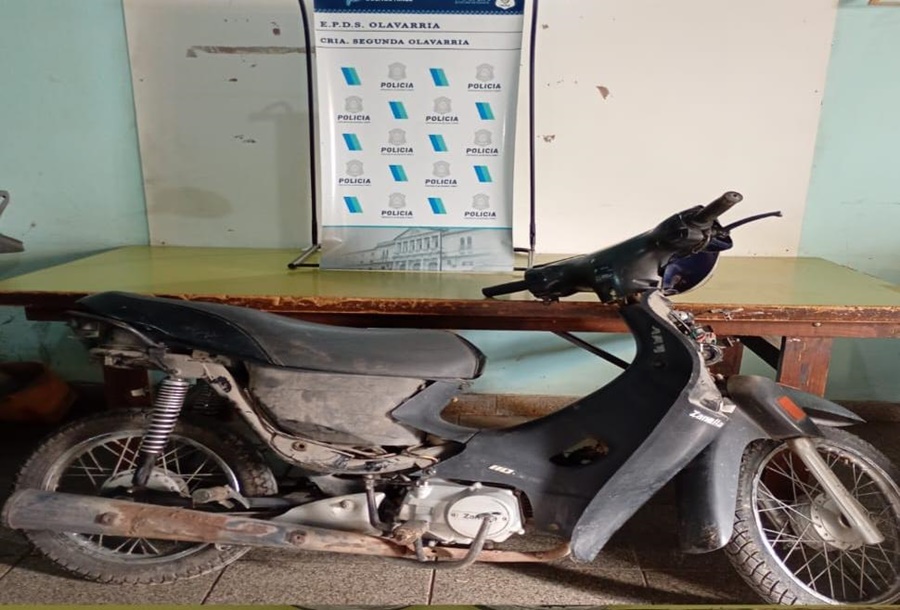 Recupero de motocicleta tras
