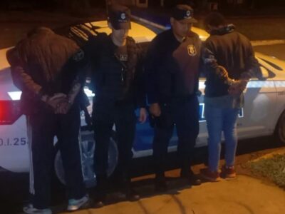 Detuvieron a dos jóvenes
