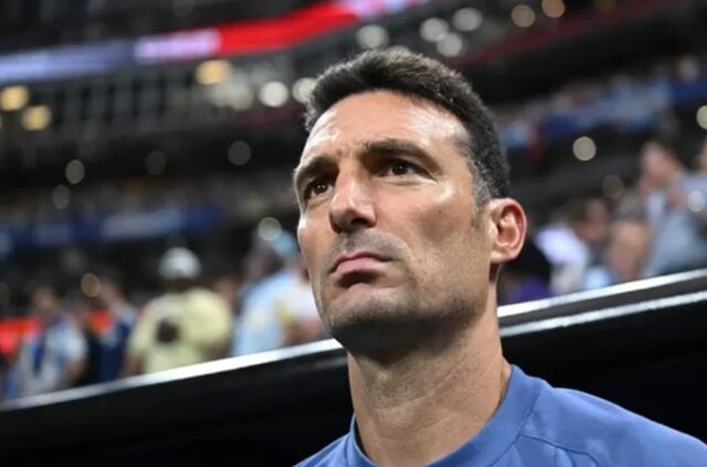 La emoción de Scaloni