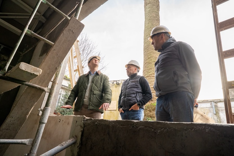 Wesner recorrió las obras