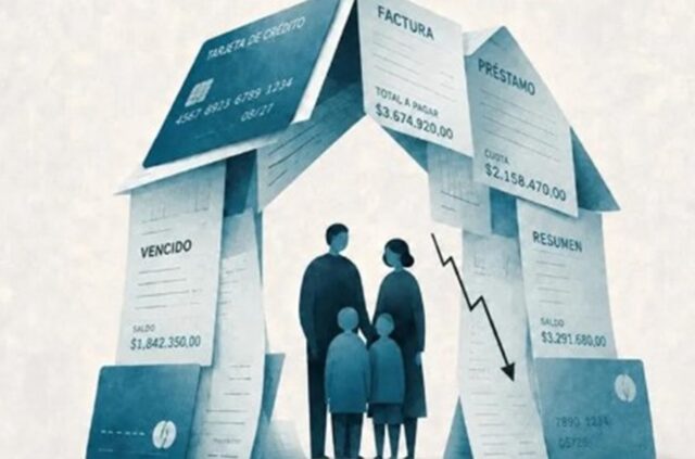 Familias aquejadas por deudas