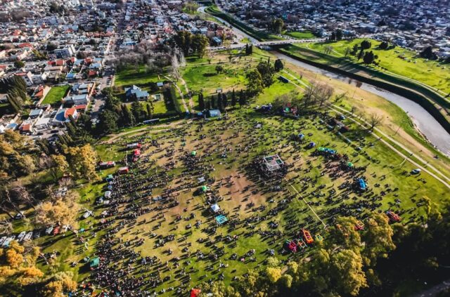 Olavarría compartió una multitudinaria