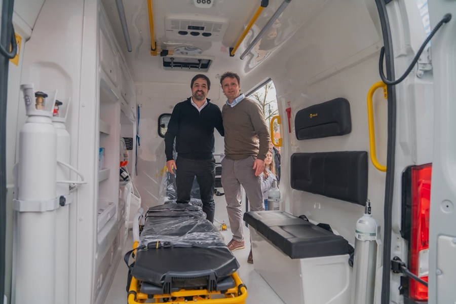 Olavarría incorporó cuatro ambulancias
