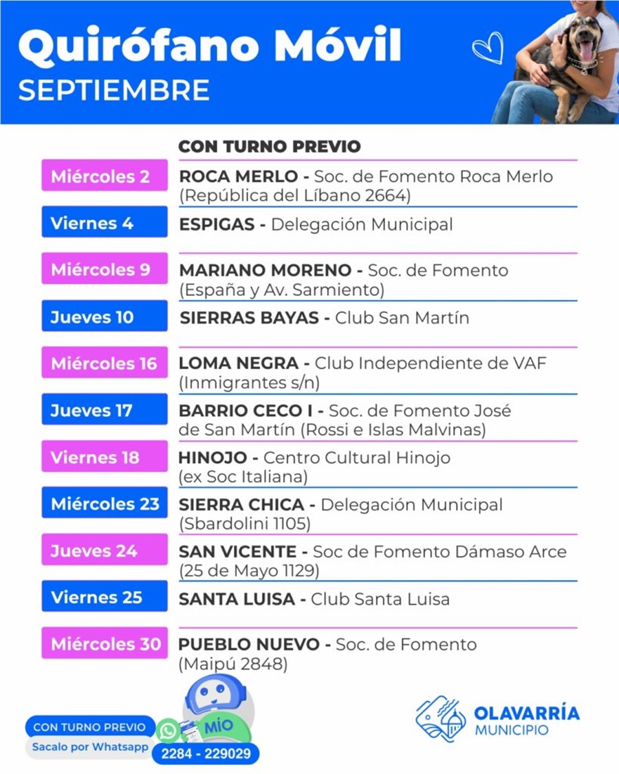 Recorrido de la primer