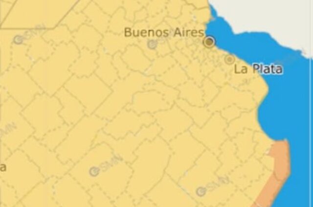 El SMN emitió alerta