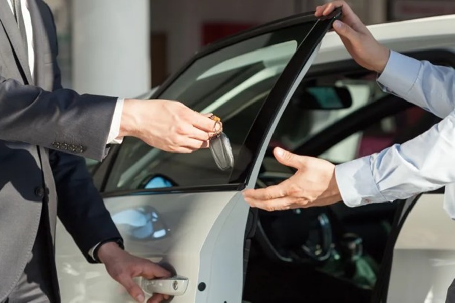 La venta de autos