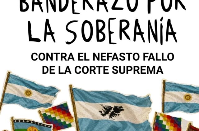 Banderazo por la soberanía
