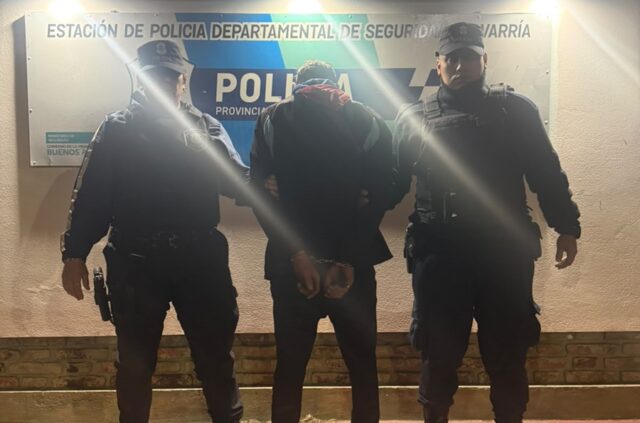 Detenido infraganti