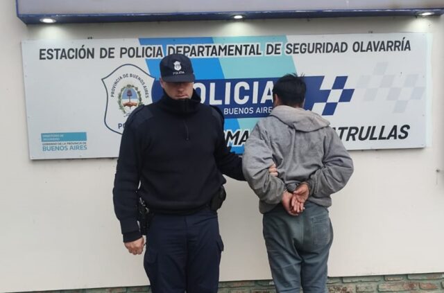 Detuvieron a un hombre