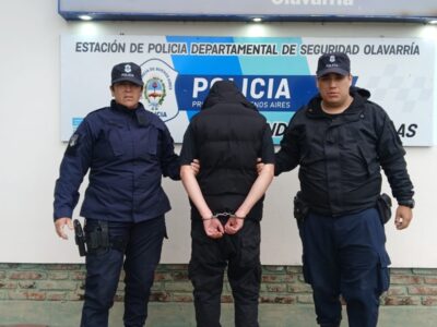 Detuvieron a un hombre