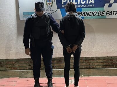 Detuvieron a una joven