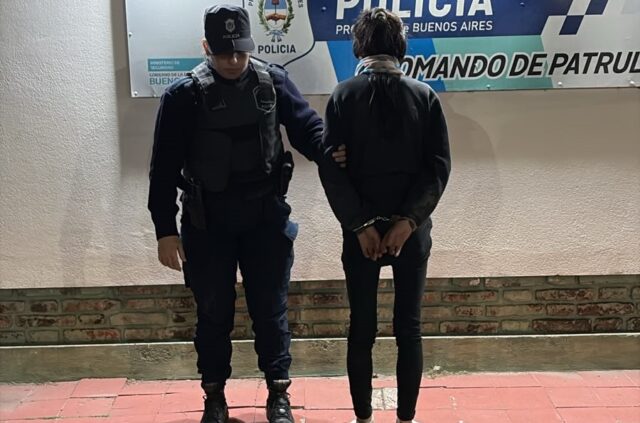 Detuvieron a una joven