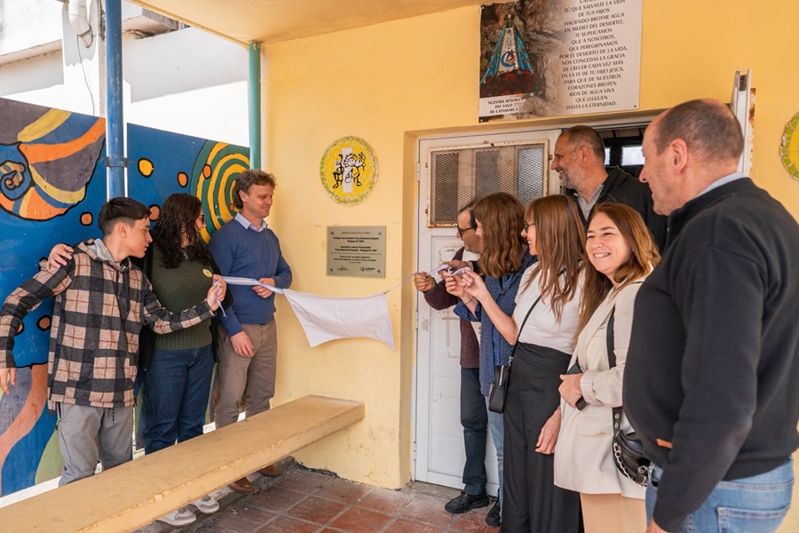 Inauguraron obras en la