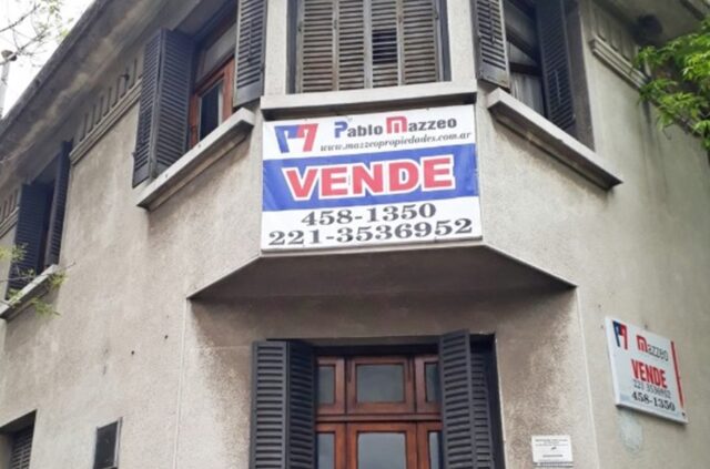 La venta de inmuebles