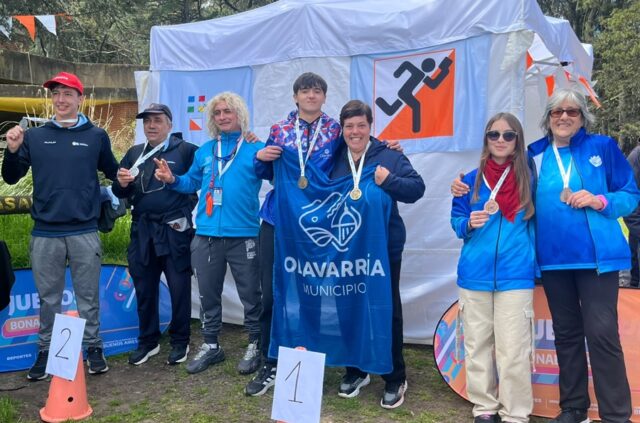 Olavarría consiguió tres medallas