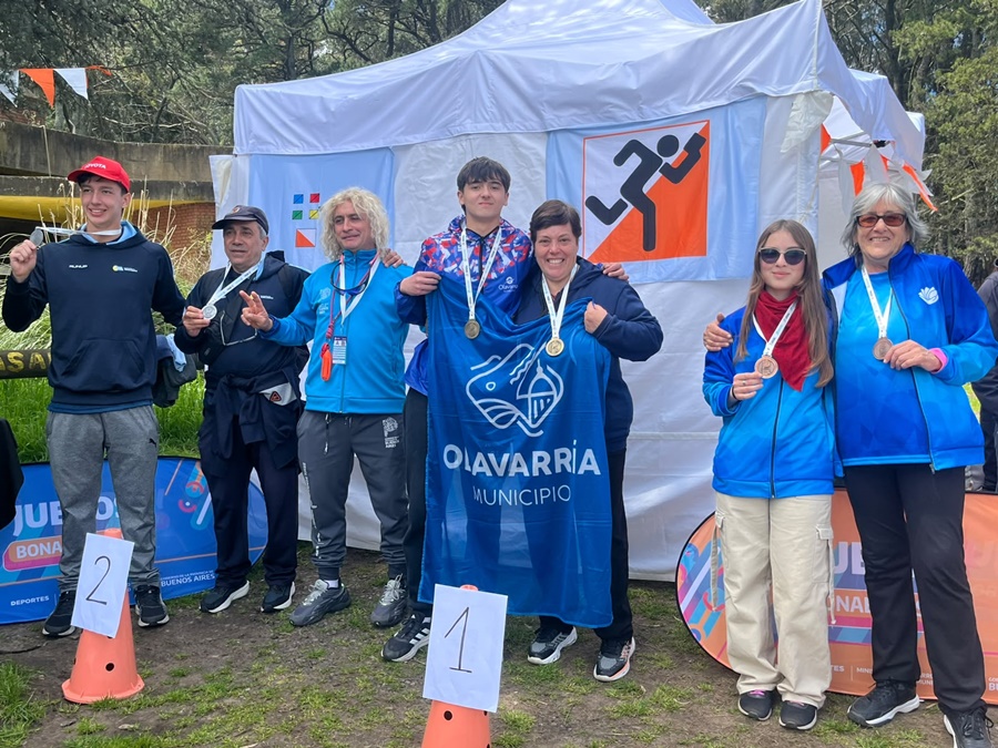 Olavarría consiguió tres medallas